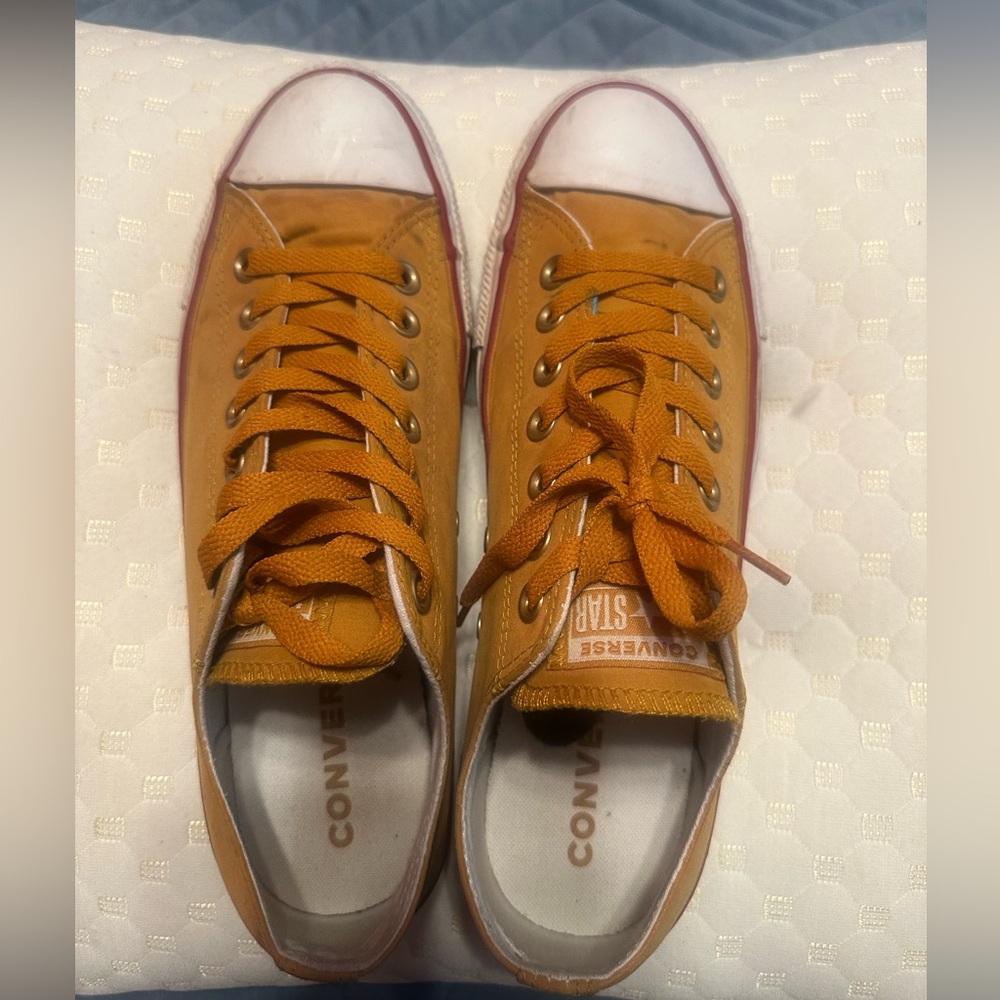 Converse Mustard Low-Top Sneakers